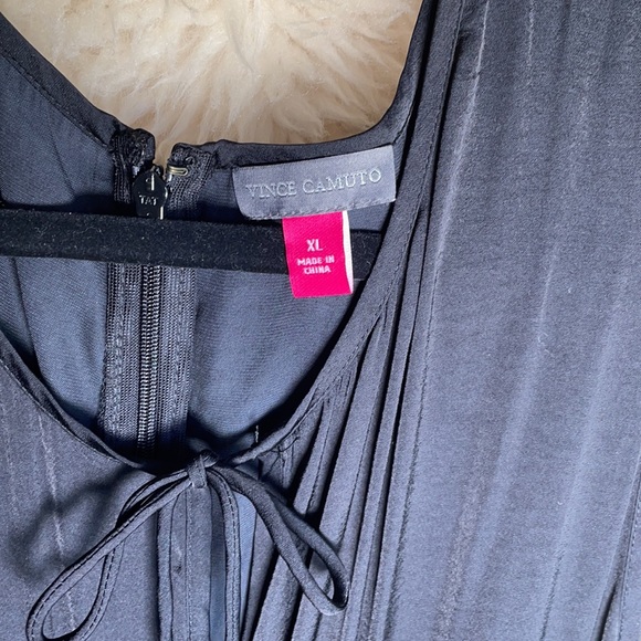 Vince Camuto Hammered Satin Jumpsuit - Picture 5 of 9